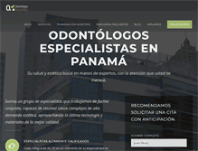 Tablet Screenshot of odontologosespecialistas.net